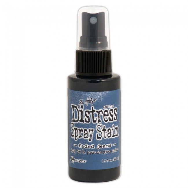 Distress Spray Stains - Faded Jeans