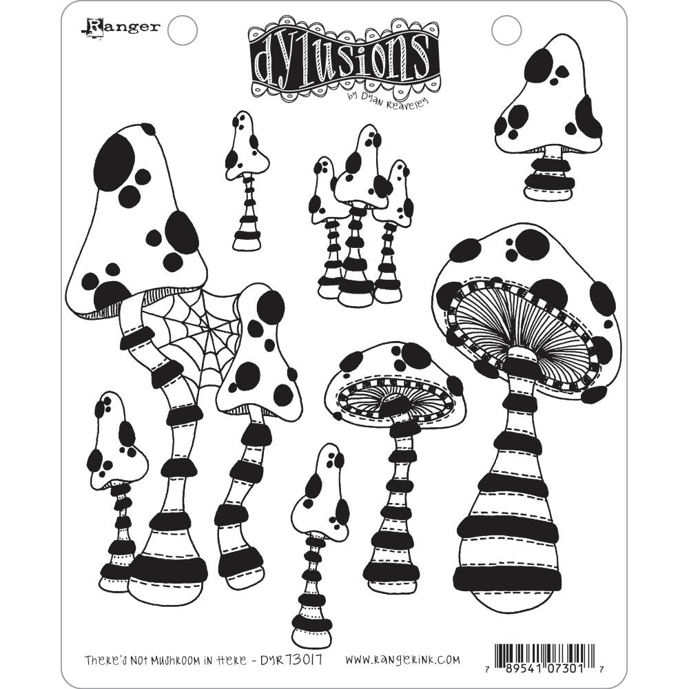Dyan Reaveley's Dylusions Cling Stamp Collections - There's Not Mushroom In Here!