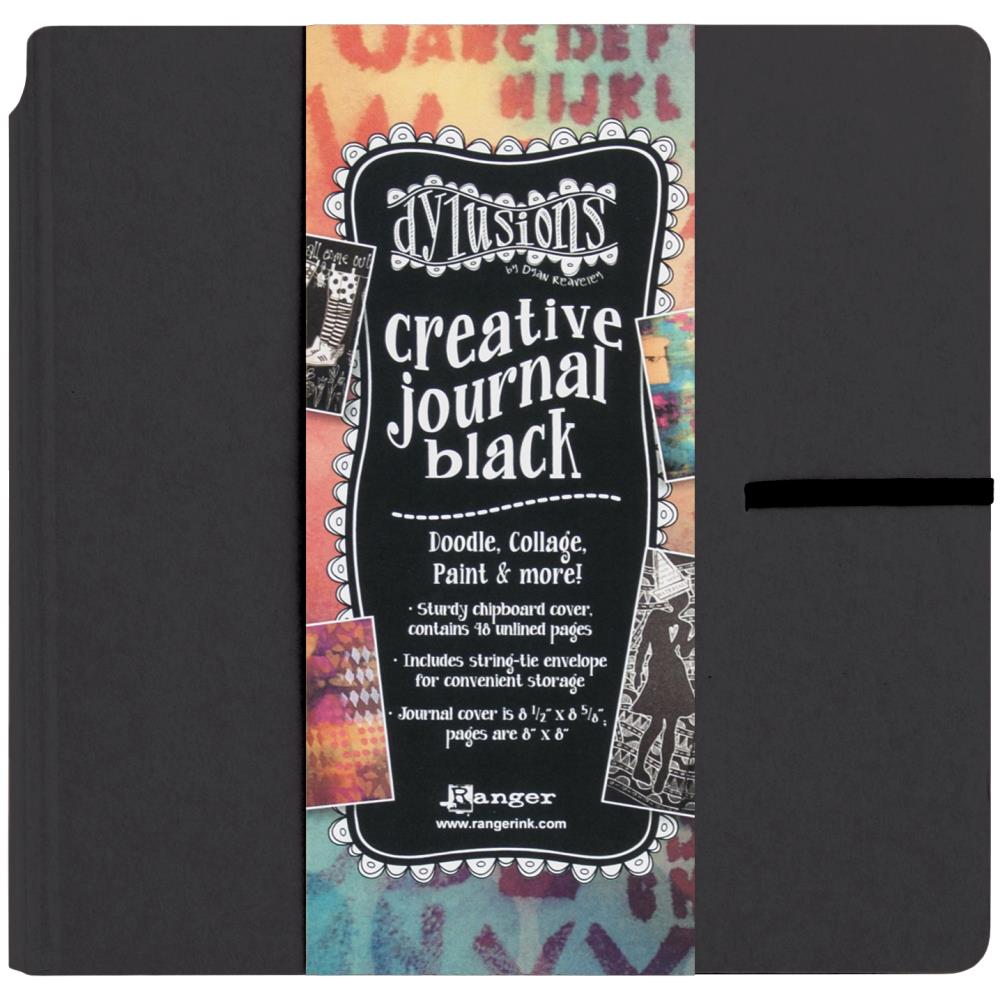 Dylusions Dyan Reaveley's Creative Journal - Black - Square