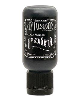 Dylusions Paint Flip Cap - Black Marble