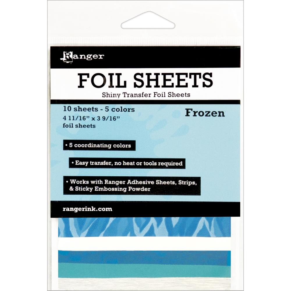 Ranger Shiny Transfer Foil Sheets - Frozen