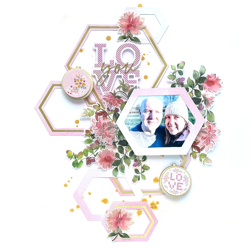 Pinkfresh Studio Die - Dahlia