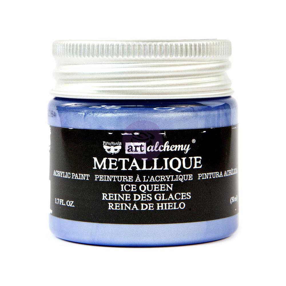 Finnabair Art Alchemy Acrylic Paint - Metallique Ice Queen