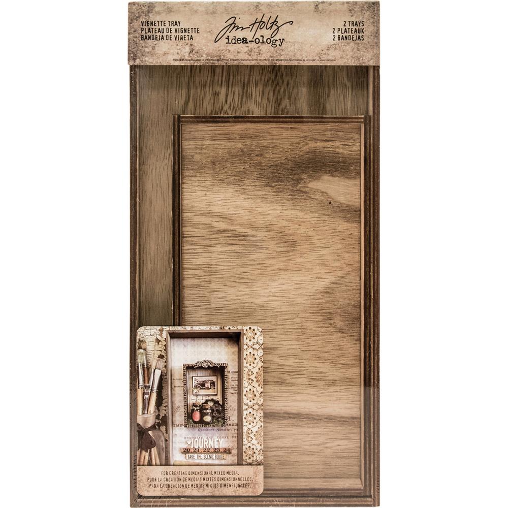 Idea-Ology Wooden Vignette Trays