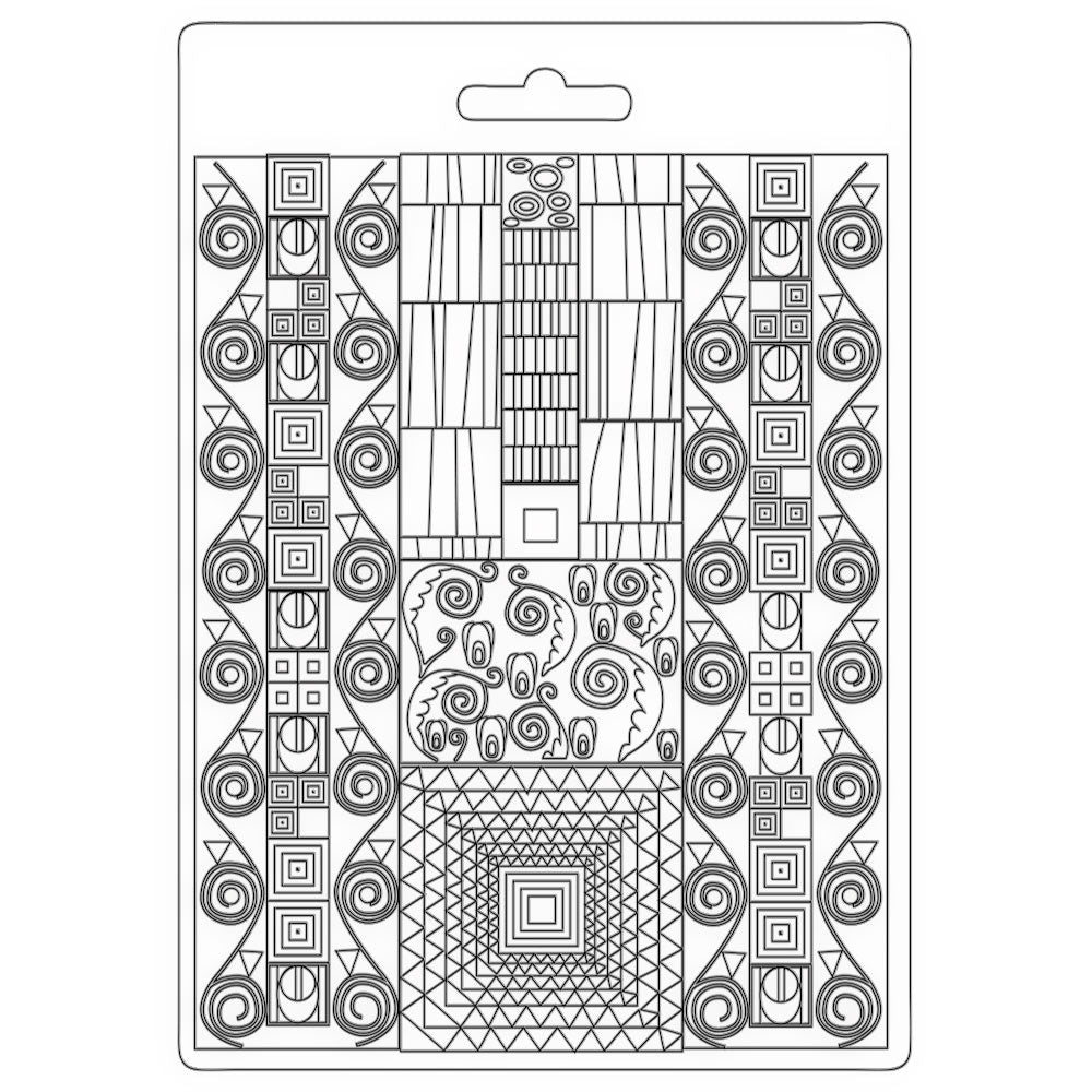 Stamperia Texture Impressions Mould - Klimt - Patterns