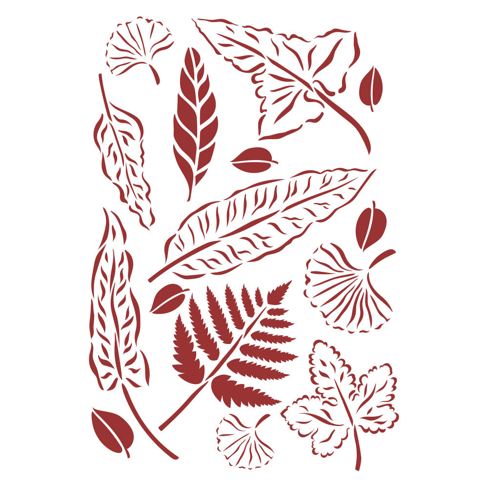 Stamperia Stencil - Garden House Leaves