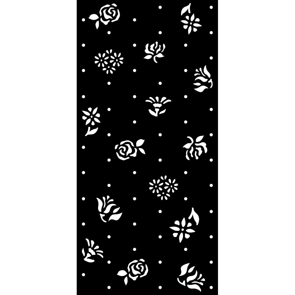 Stamperia Media Stencil - Rosebuds - Garden Of Promises