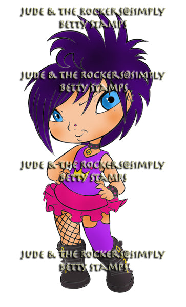 Jude & the Rockers- Lilly clear stamp