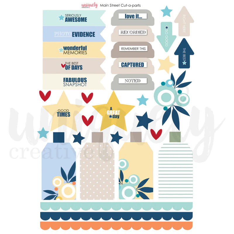 Uniquely Creative - Cut-A-Part Sheet - Main Street