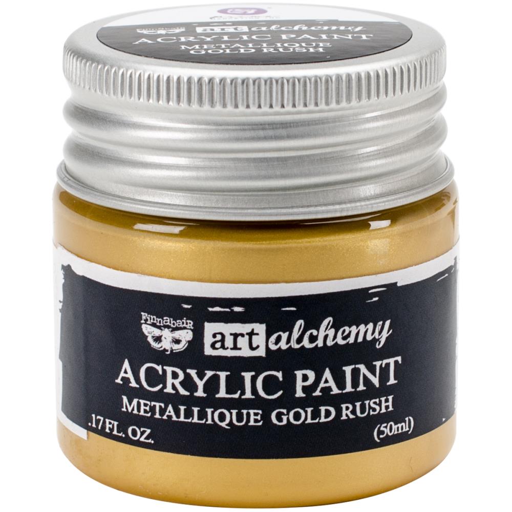 Finnabair Art Alchemy Acrylic Paint- Metallique Gold Rush