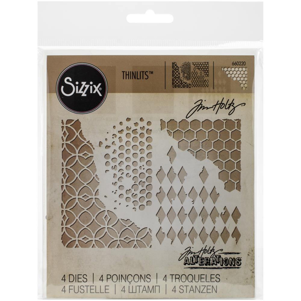 Sizzix Thinlits Dies By Tim Holtz - Mixed Media