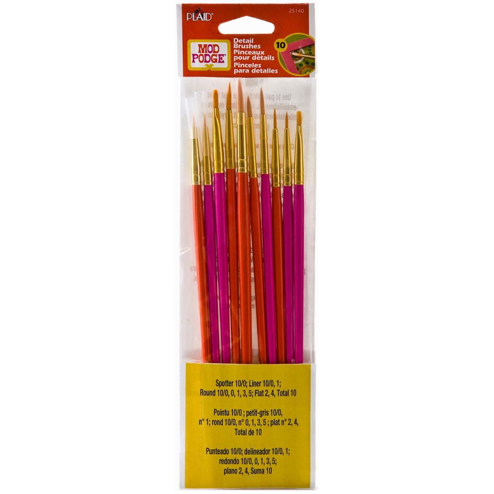Mod Podge Brush Set 10/Pkg