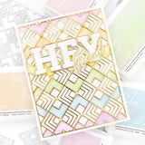Pinkfresh Studio Stencils - Geo Tiles Layering