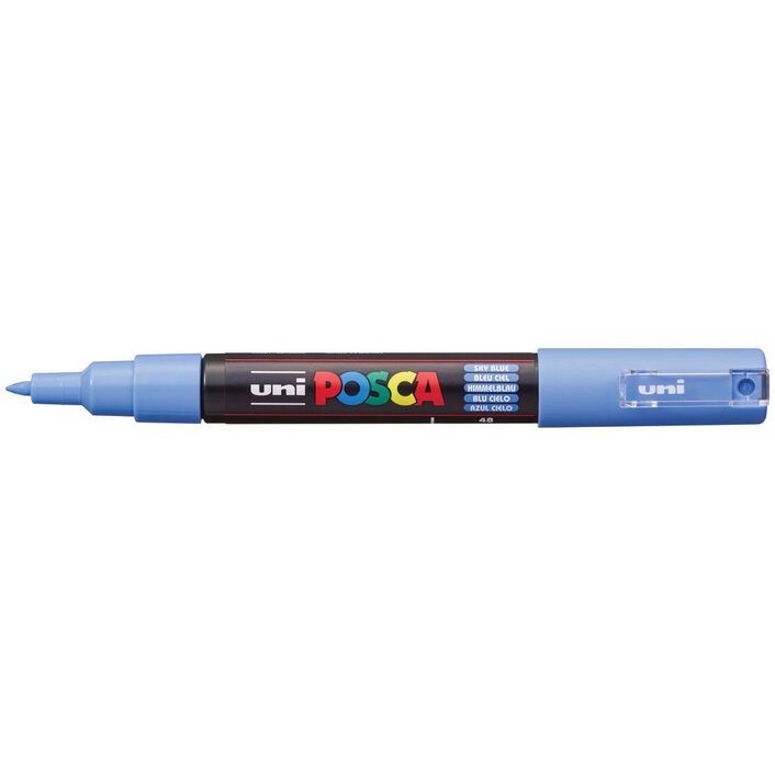 POSCA 1M Extra Fine Tip 0.7mm - Sky Blue