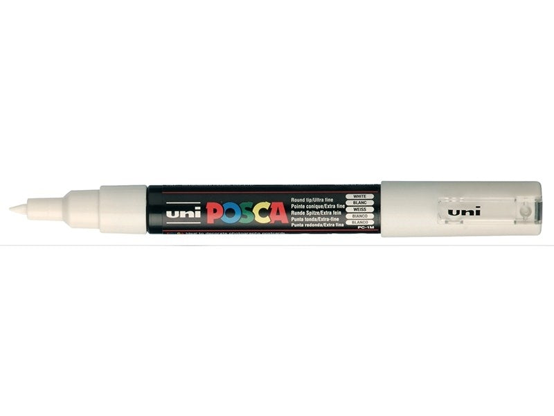 POSCA 1M Extra Fine Tip 0.7mm - White