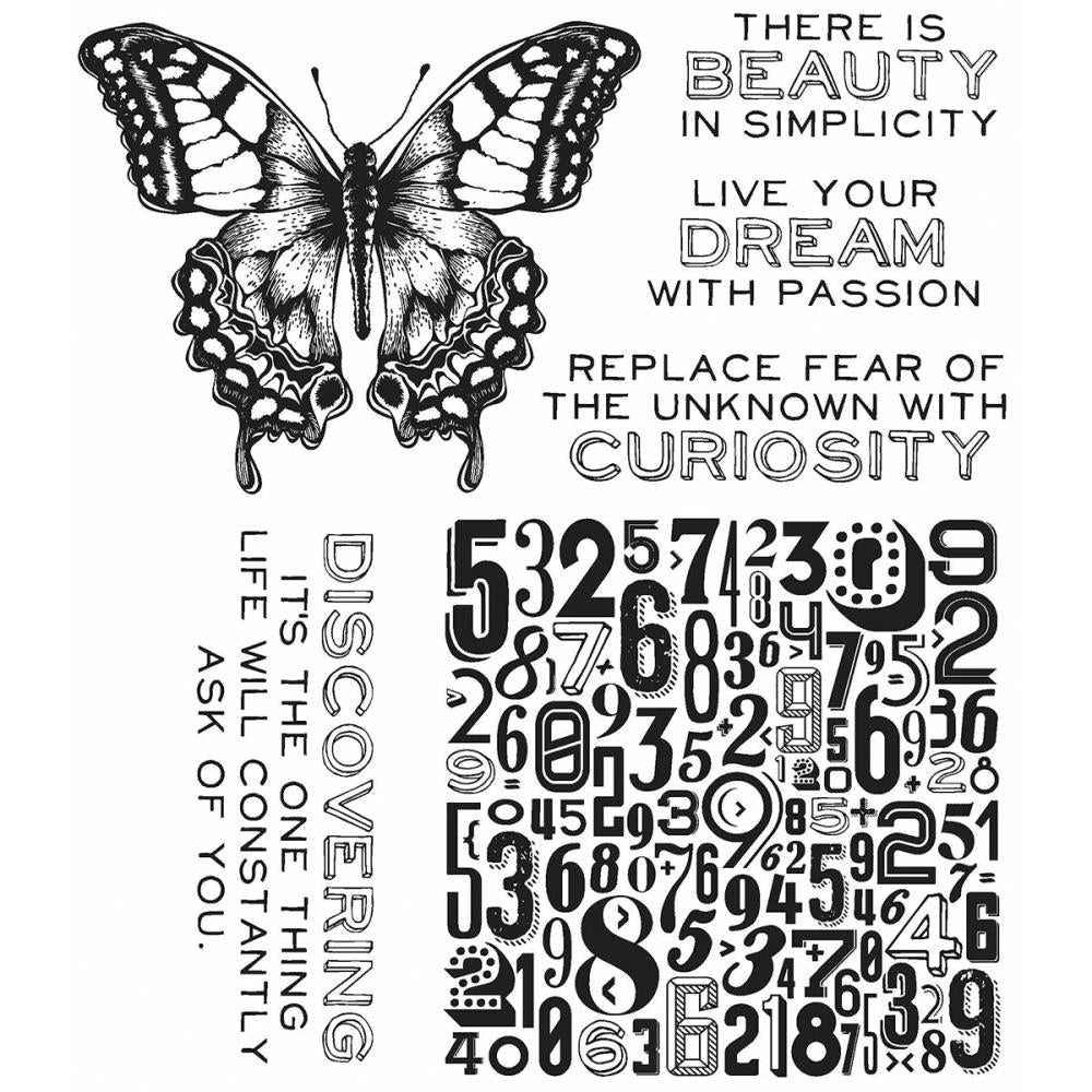 Tim Holtz Cling Stamps - Perspective