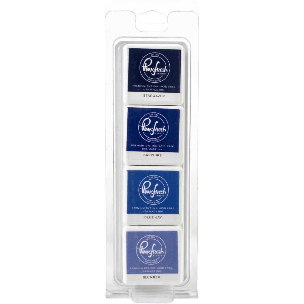 Pinkfresh Studio Premium Dye Cube Ink Pads 4 Colors - Starry Night
