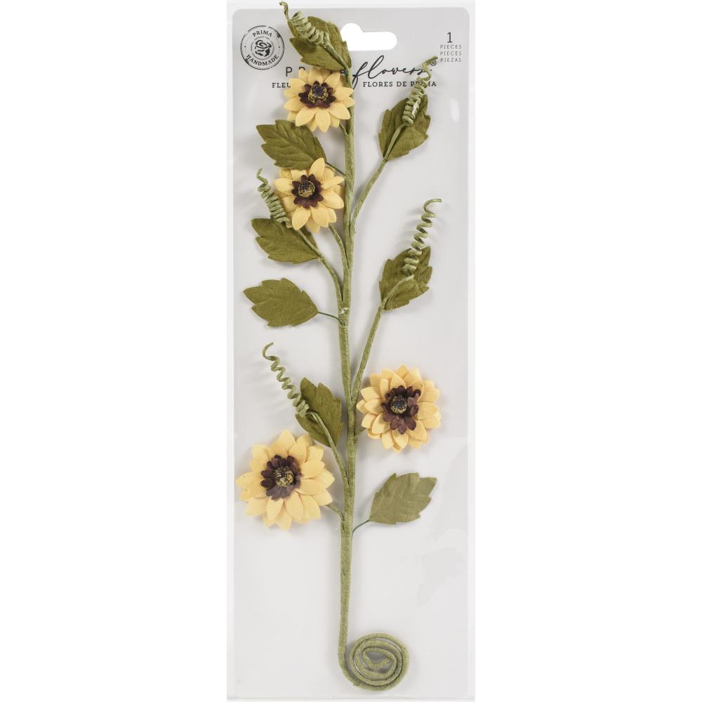 Prima Marketing Mulberry Paper Flowers - Thankful Pumpkin & Spice