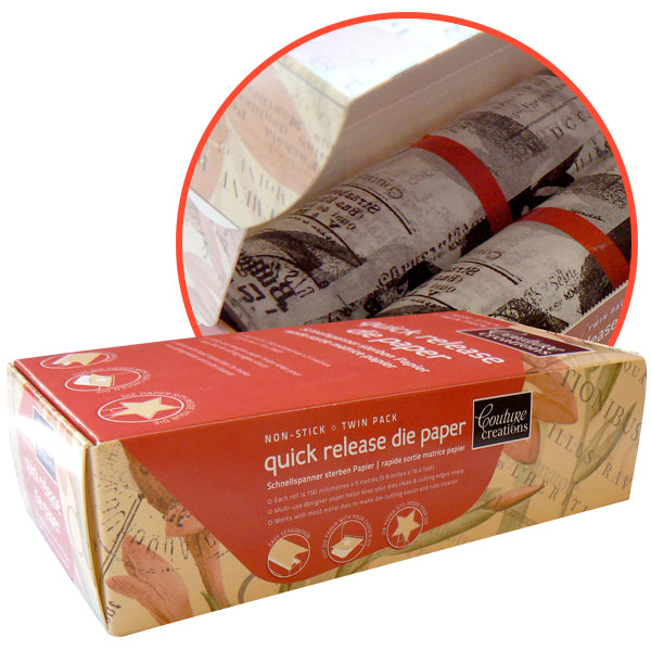 Quick Release Die Paper Twin Pack
