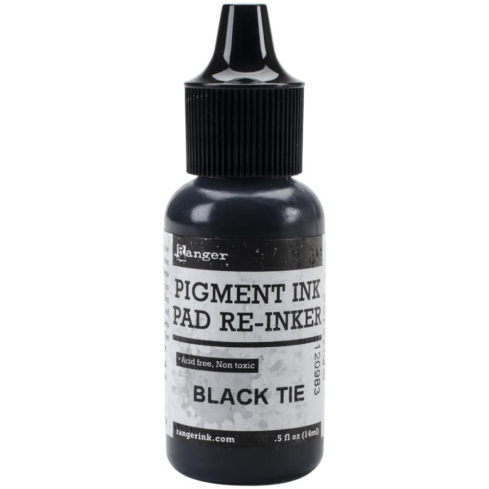 Ranger Pigment Pad Reinker - Black Tie
