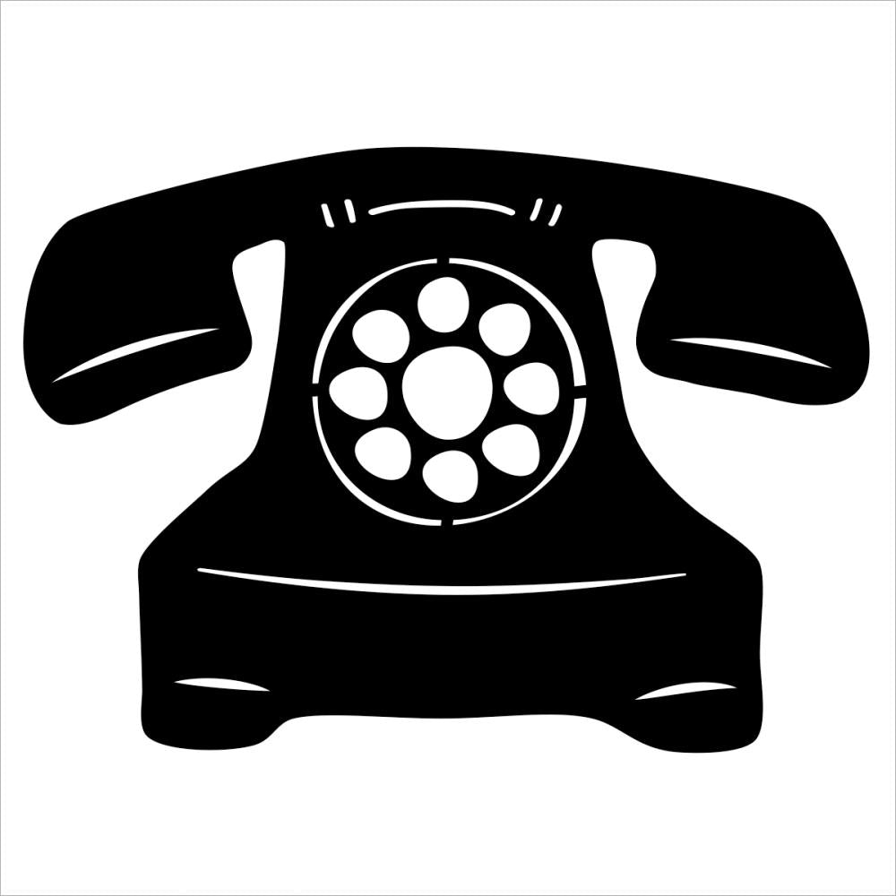 Crafter's Workshop Template 4x4 - Rotary Phone