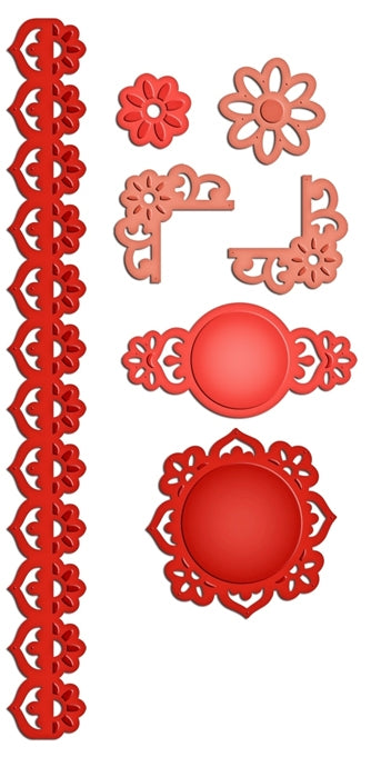 Spellbinders 'Floral Doily Accent' S5-040