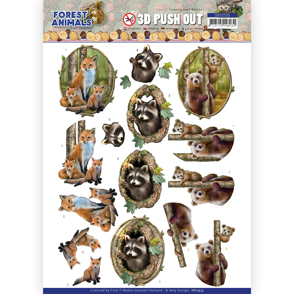 Couture Creations - Amy Design - Forest Animals - Fox