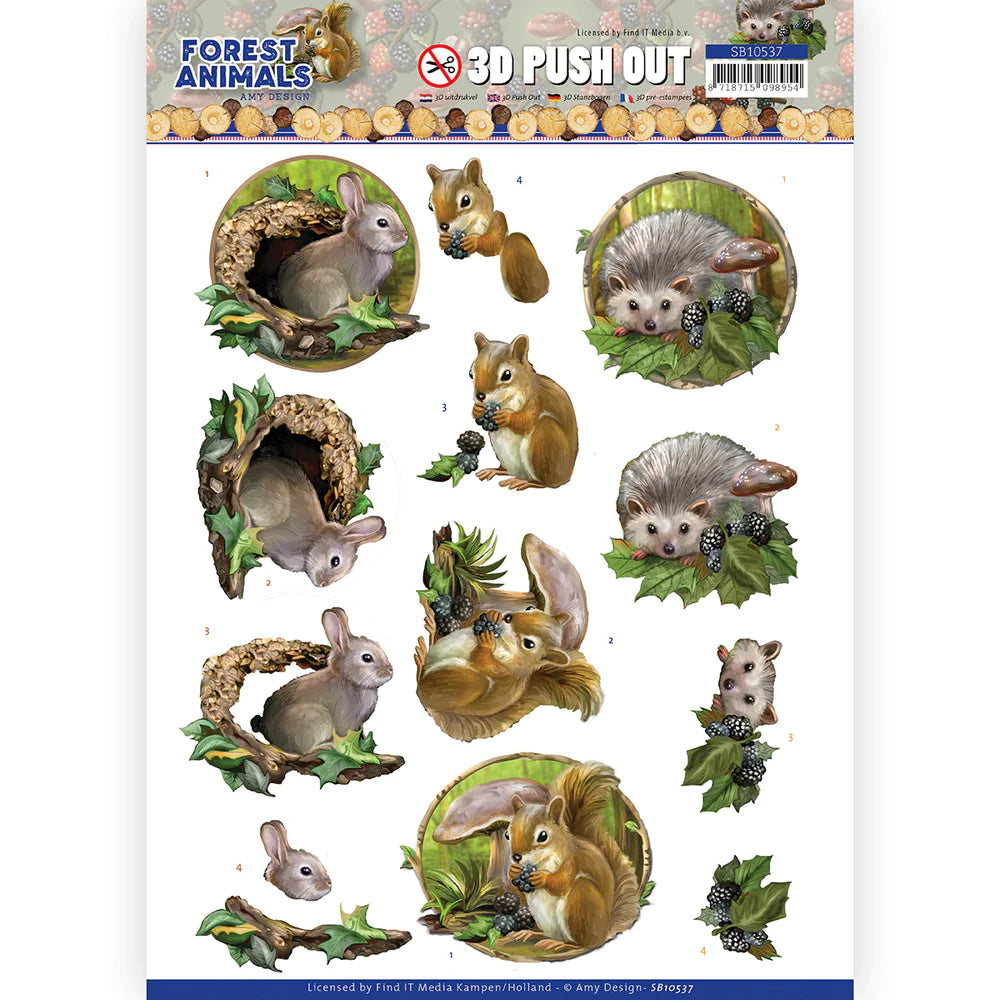 Couture Creations - Amy Design Forest Animals - Rabbit