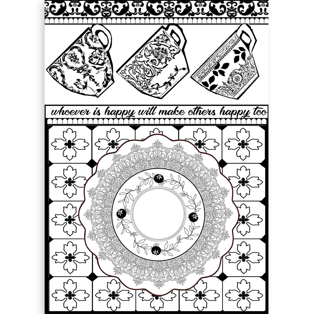 Stamperia Clear Background A4 - Casa Granada