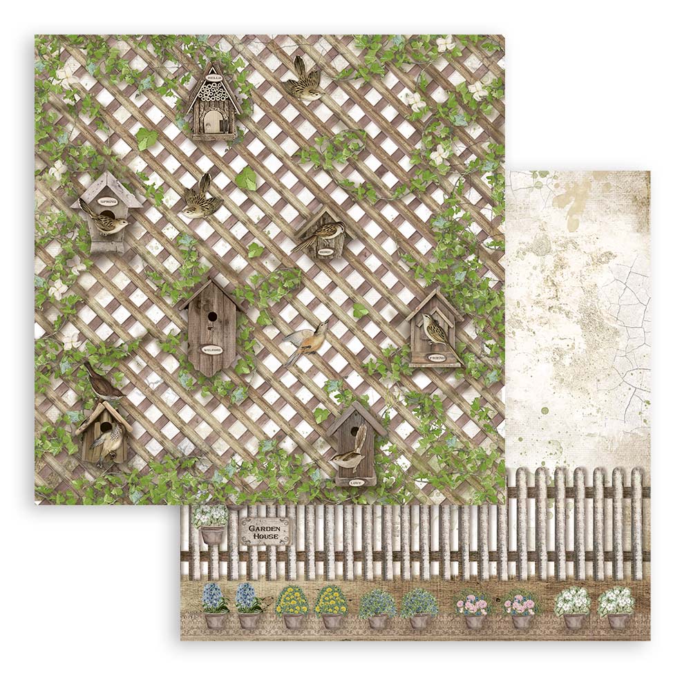 Stamperia Double-Sided Paper Pad - 12x12 - Garden House