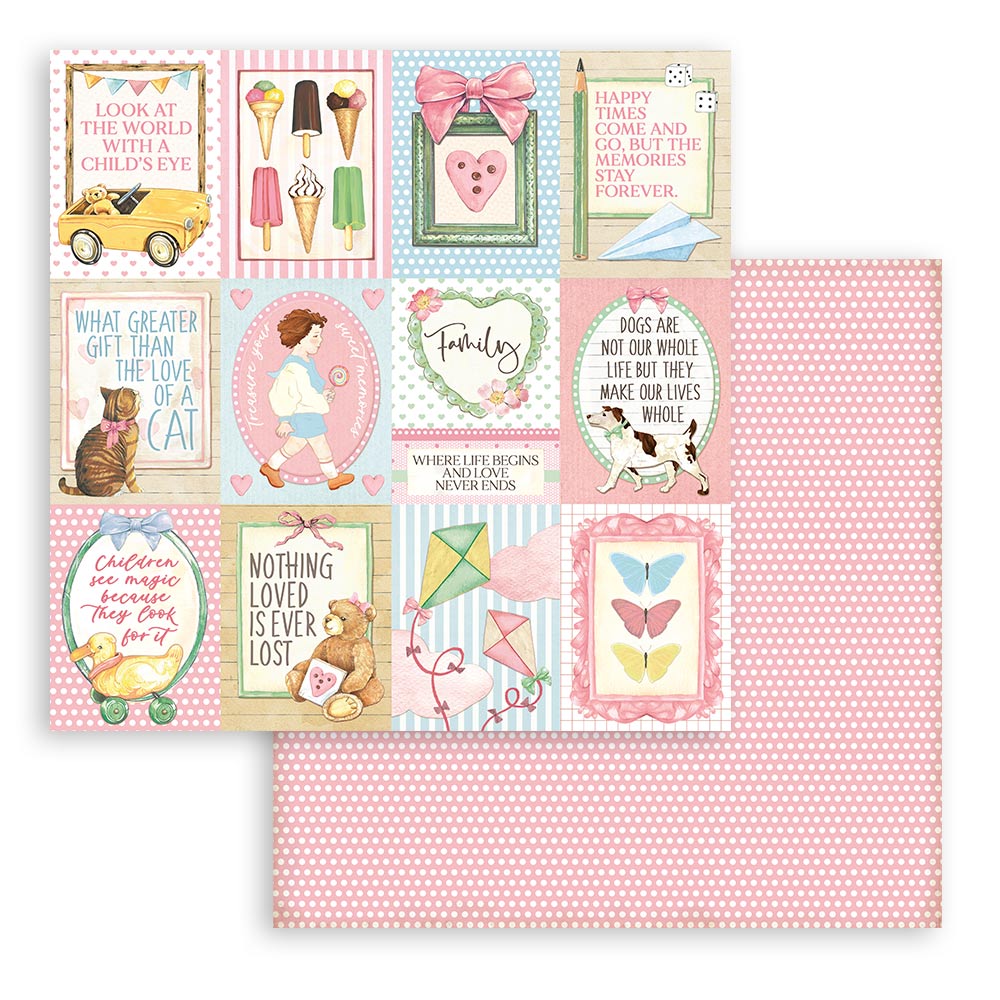 Stamperia Double-Sided Paper Pad - 12x12 - Day Dream