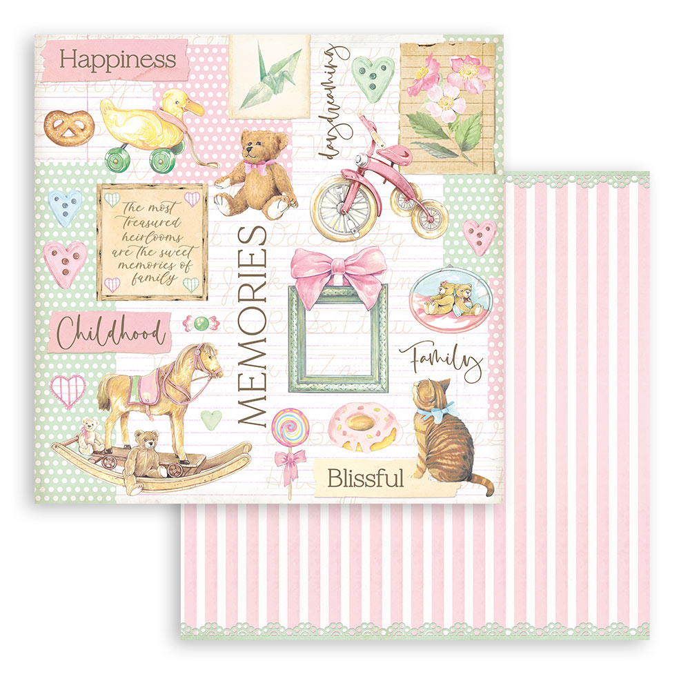 Stamperia Double-Sided Paper Pad - 12x12 - Day Dream