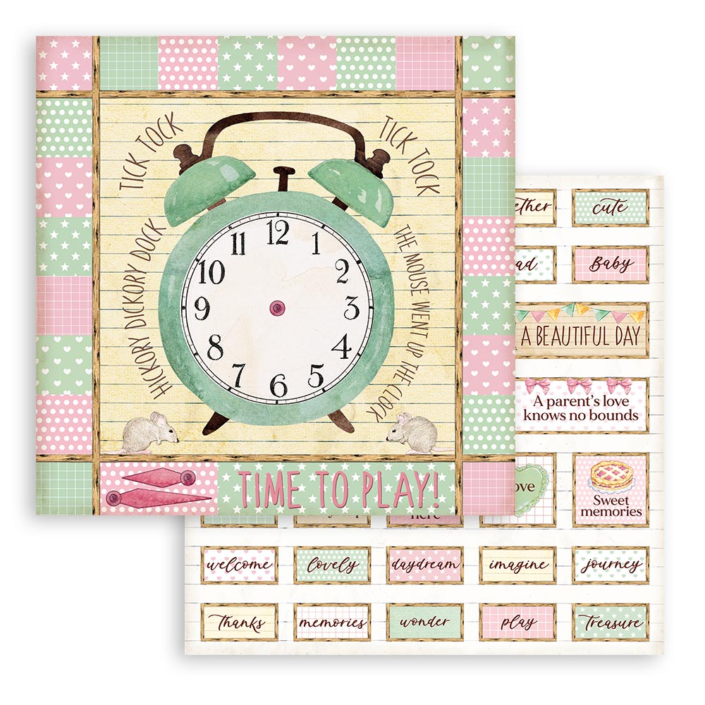 Stamperia Double-Sided Paper Pad - 12x12 - Day Dream