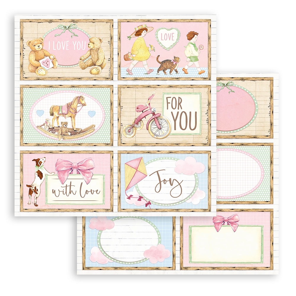 Stamperia Double-Sided Paper Pad - 12x12 - Day Dream