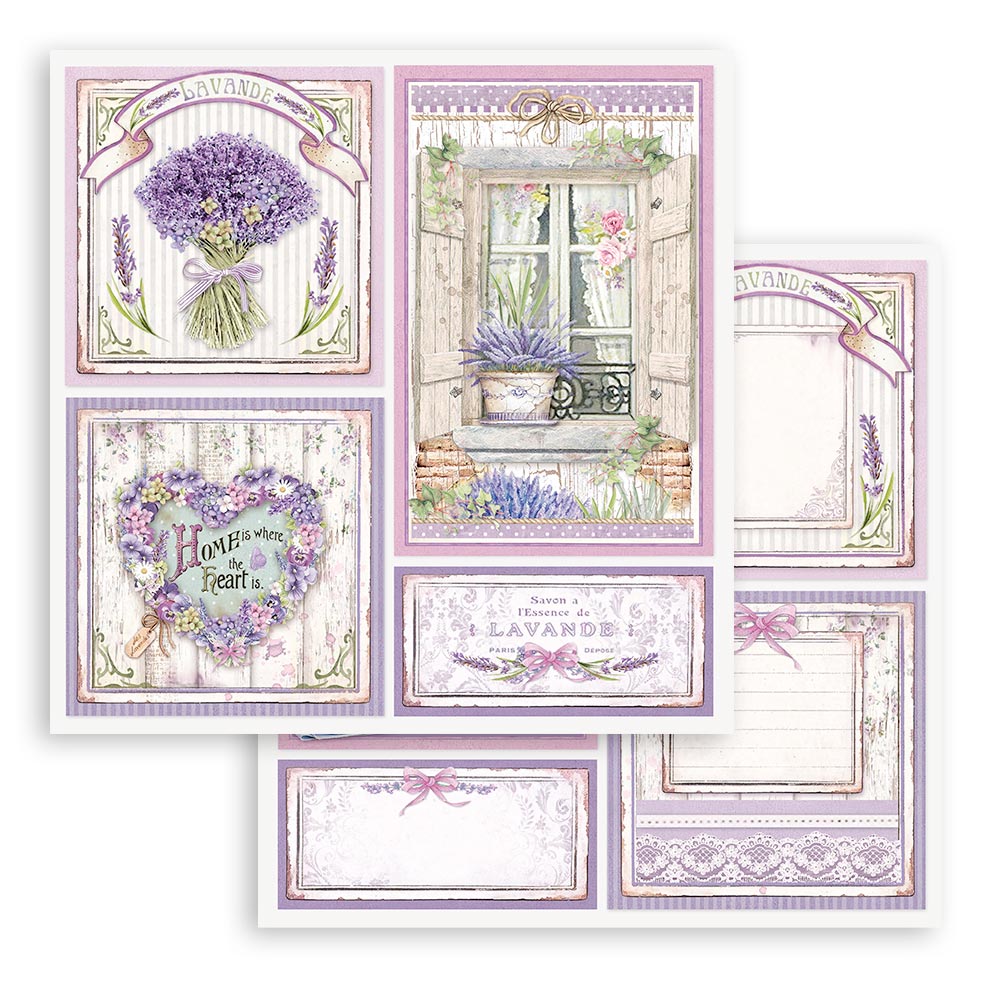 Stamperia Double-Sided Paper Pad - 12x12 - Provence
