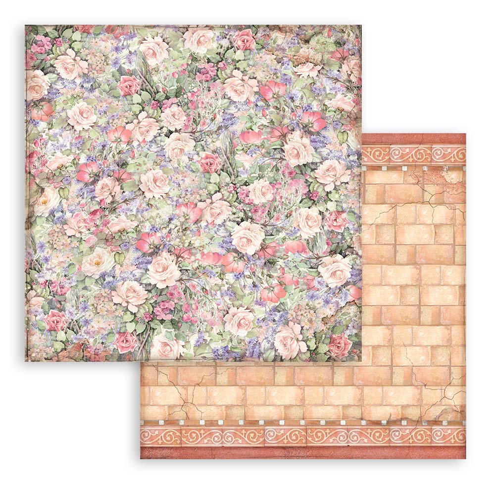 Stamperia Maxi Backgrounds Selection Double-Sided Paper Pad - 12x12 - Casa Granada