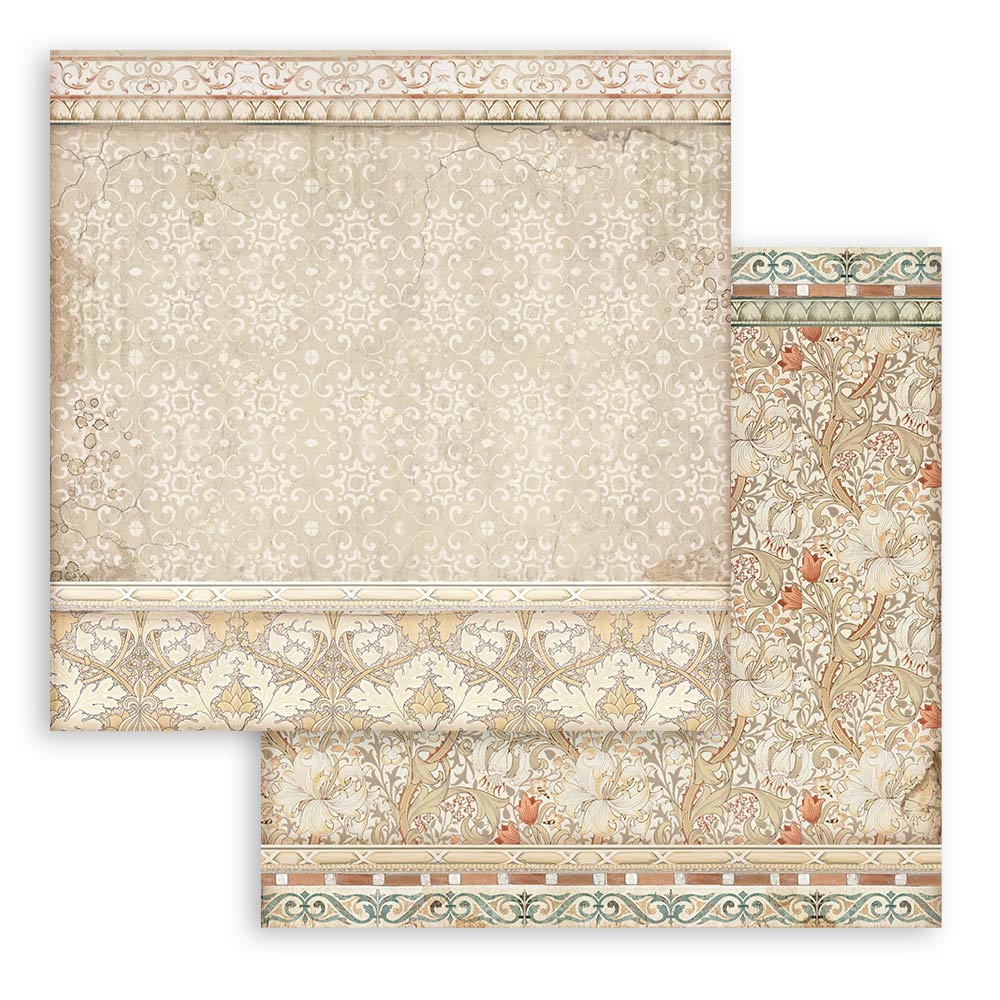 Stamperia Maxi Backgrounds Selection Double-Sided Paper Pad - 12x12 - Casa Granada