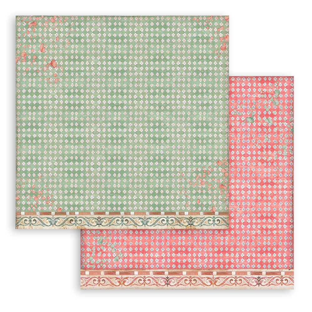 Stamperia Maxi Backgrounds Selection Double-Sided Paper Pad - 12x12 - Casa Granada