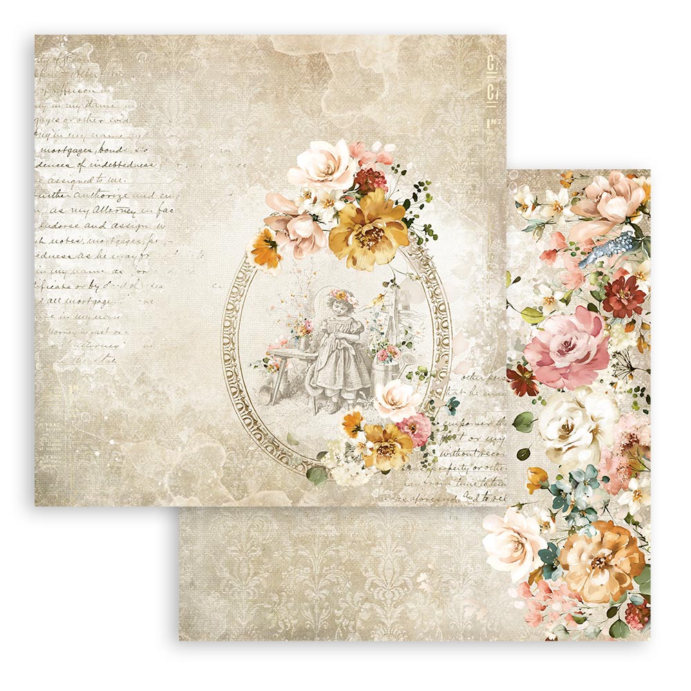 Stamperia Double-Sided Paper Pad - 12x12 - Garden of Promises