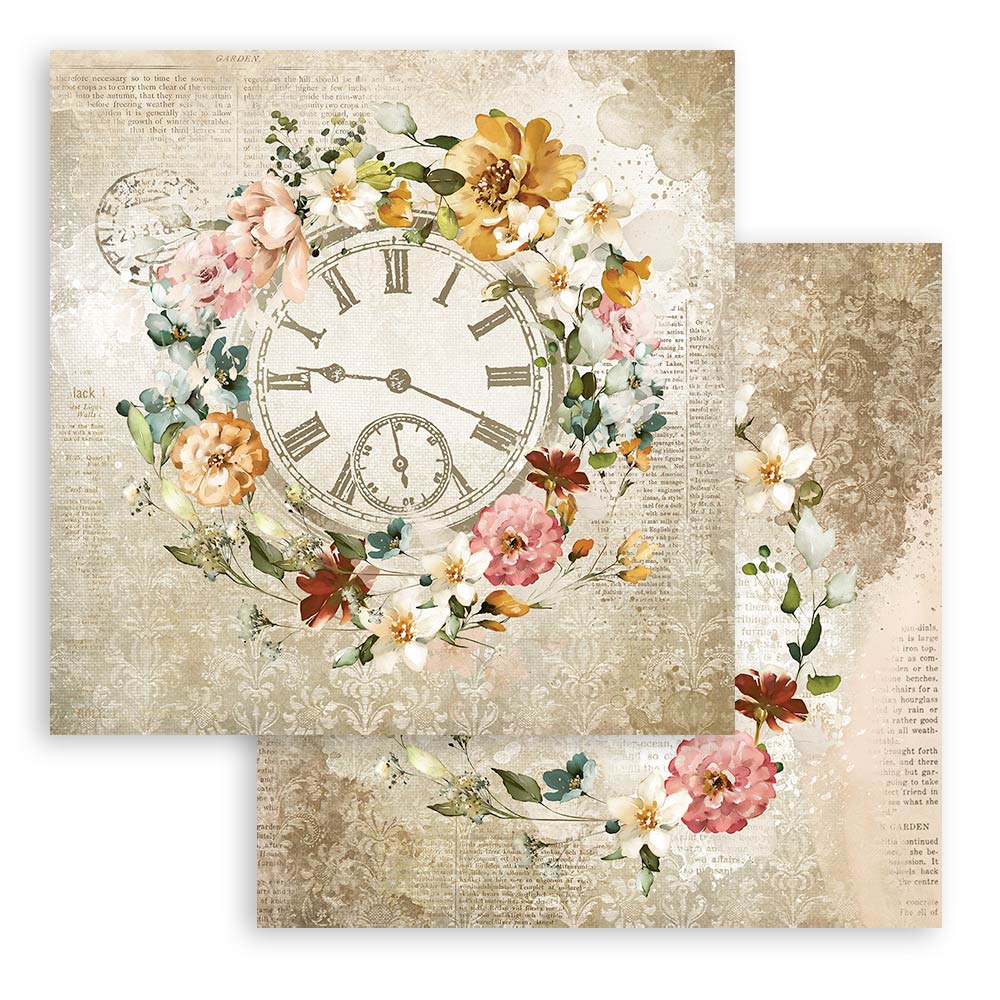 Stamperia Double-Sided Paper Pad - 12x12 - Garden of Promises