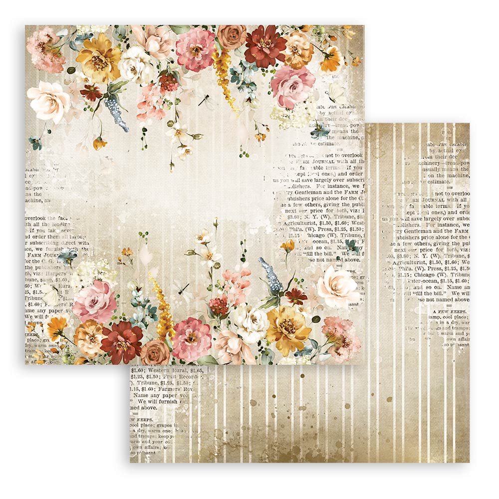Stamperia Double-Sided Paper Pad - 12x12 - Garden of Promises
