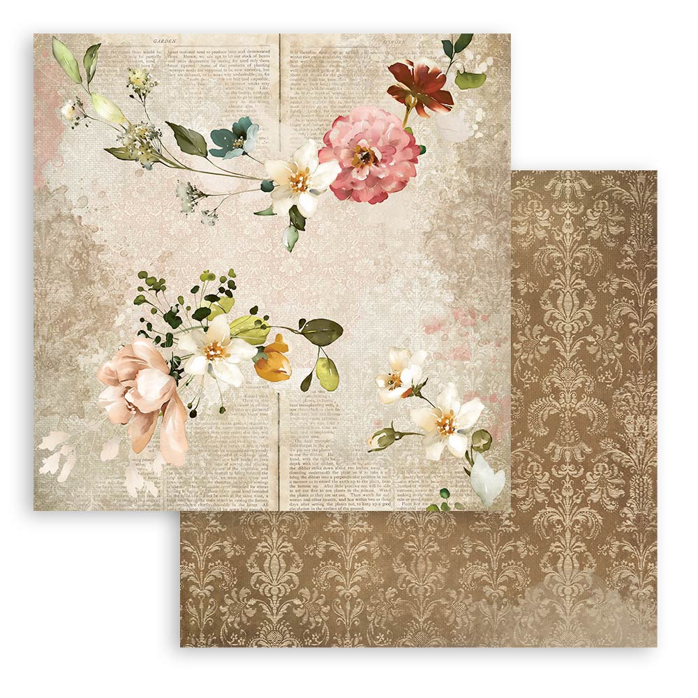 Stamperia Double-Sided Paper Pad - 12x12 - Garden of Promises
