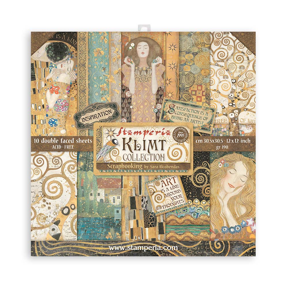 Stamperia Double-Sided Paper Pad - 12x12 - Klimt Collection