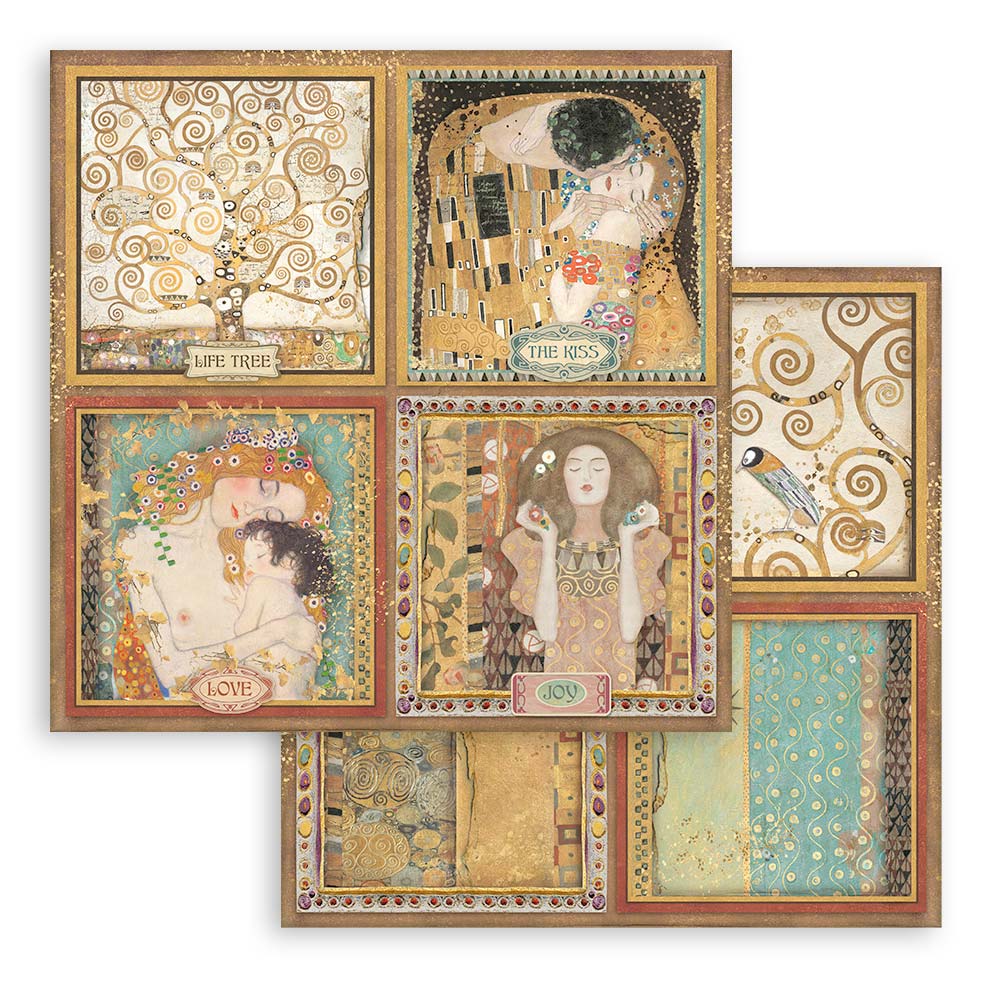 Stamperia Double-Sided Paper Pad - 12x12 - Klimt Collection