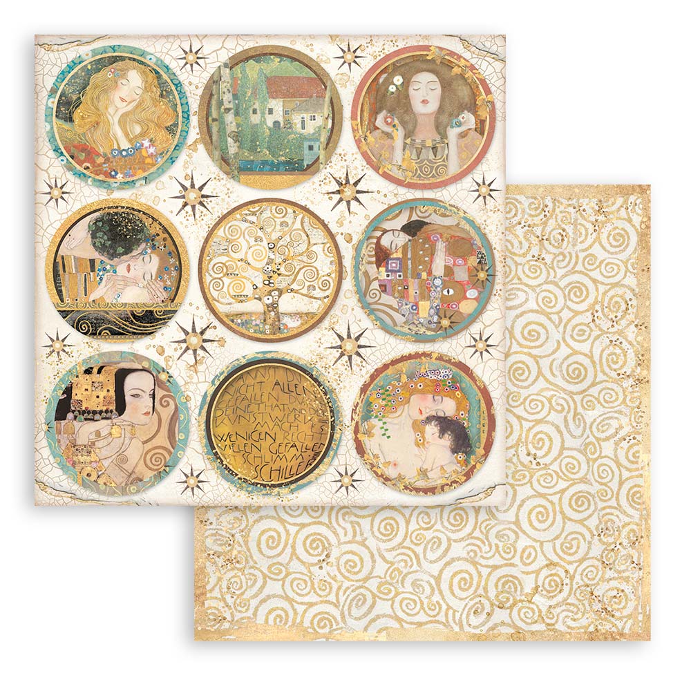 Stamperia Double-Sided Paper Pad - 12x12 - Klimt Collection