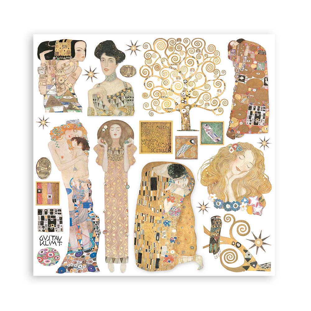 Stamperia Double-Sided Paper Pad - 12x12 - Klimt Collection