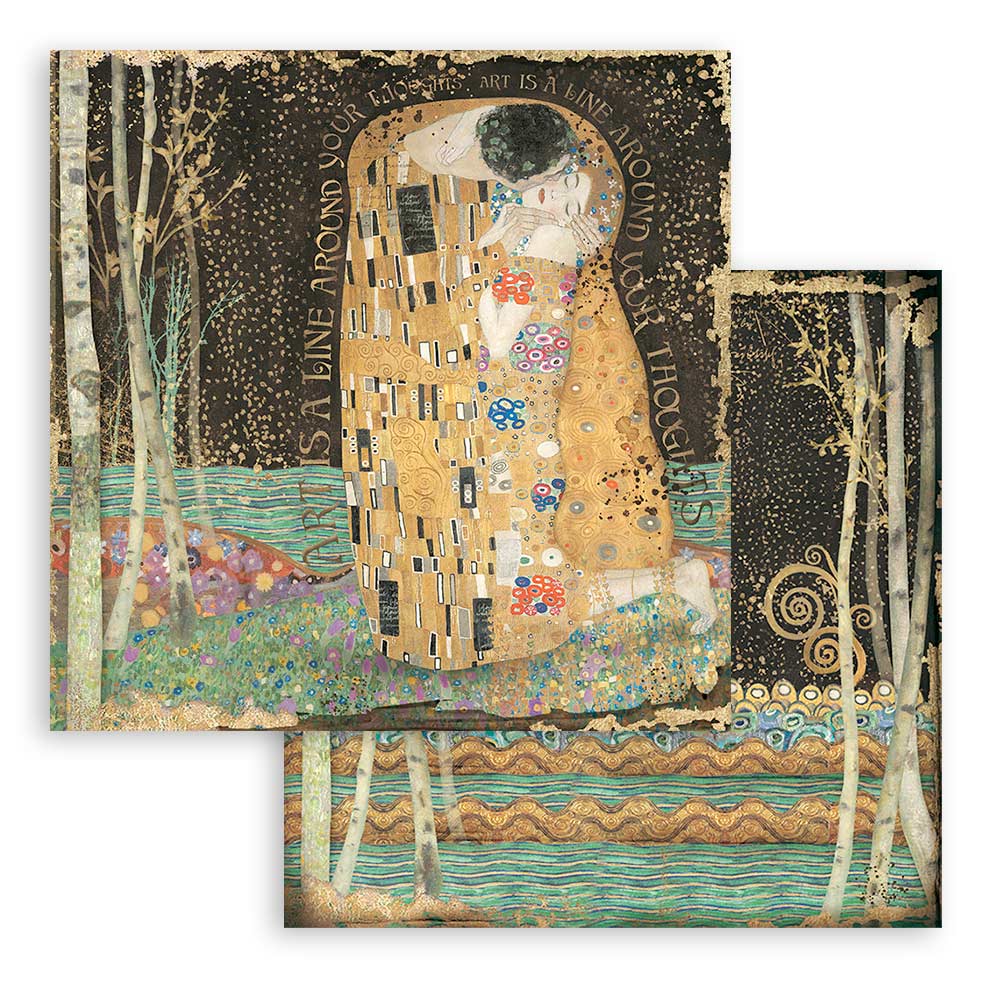 Stamperia Double-Sided Paper Pad - 12x12 - Klimt Collection