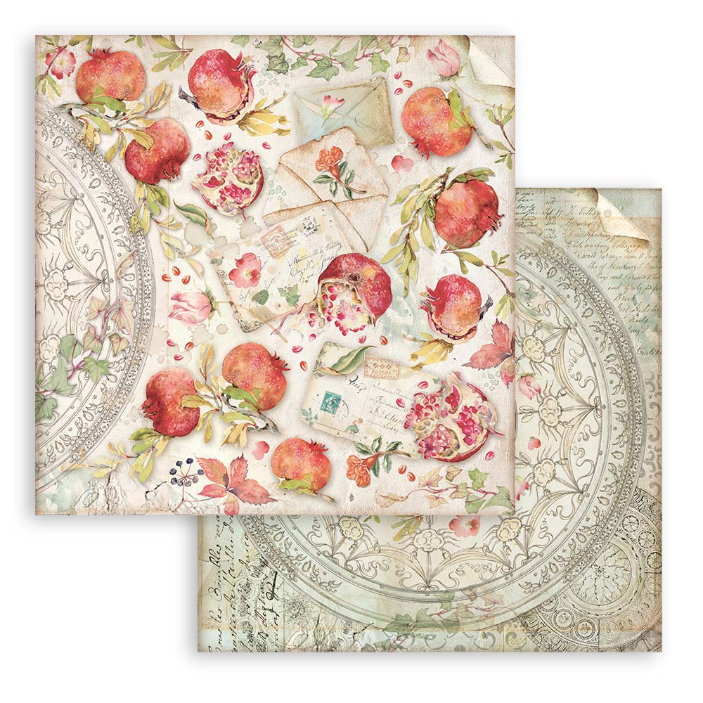 Stamperia Double-Sided Paper Pad - 12x12 - Casa Granada