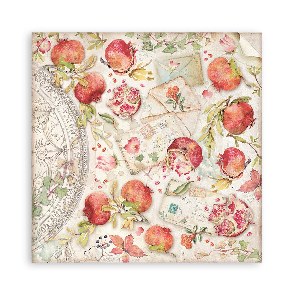 Stamperia Double-Sided Paper Pad - 12x12 - Casa Granada