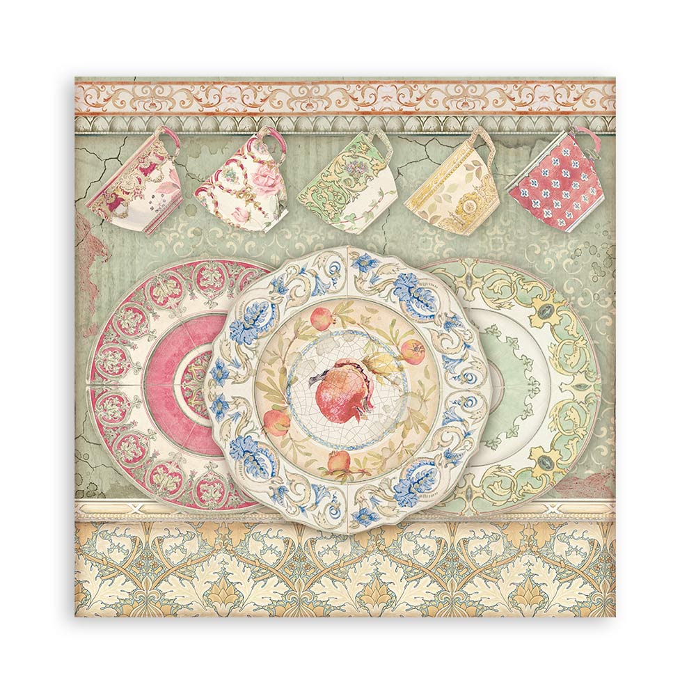 Stamperia Double-Sided Paper Pad - 12x12 - Casa Granada